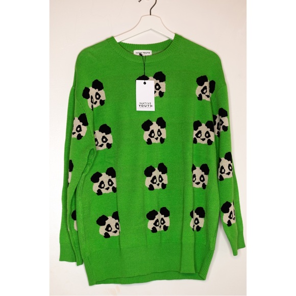 NATIVE YOUTH Sweaters - Native Youth Very Oversized Sweater- XS